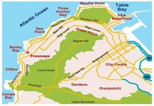 mapa de bantry bay Ciutat del Cap