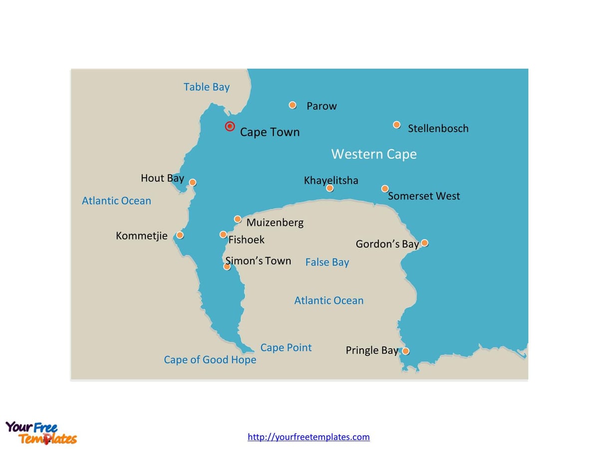 mapa de cape esperança