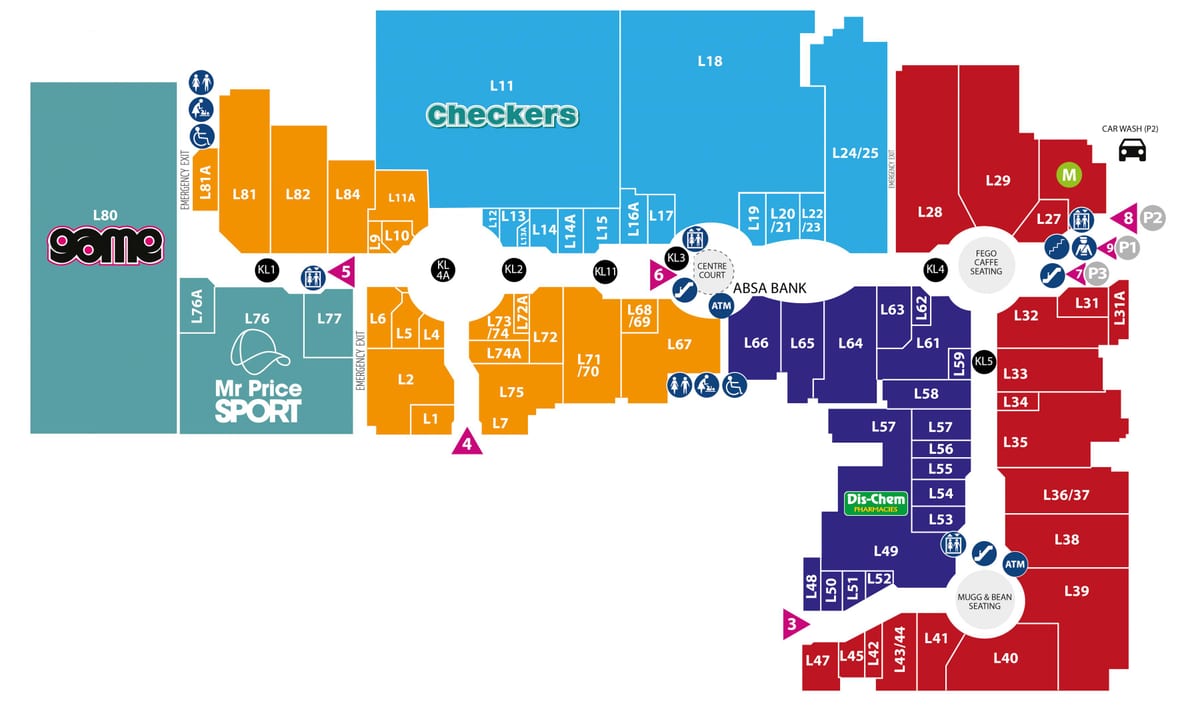mapa de cape porta mall