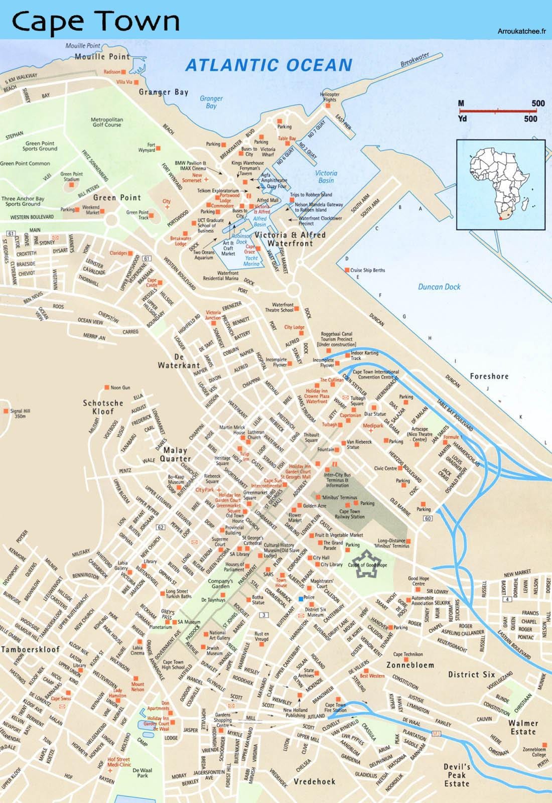 el mapa dels carrers de Cap de la Vila i voltants
