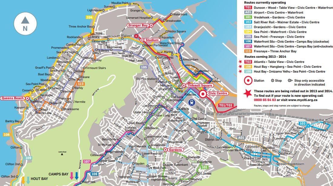mapa de fletxa daurada autobús