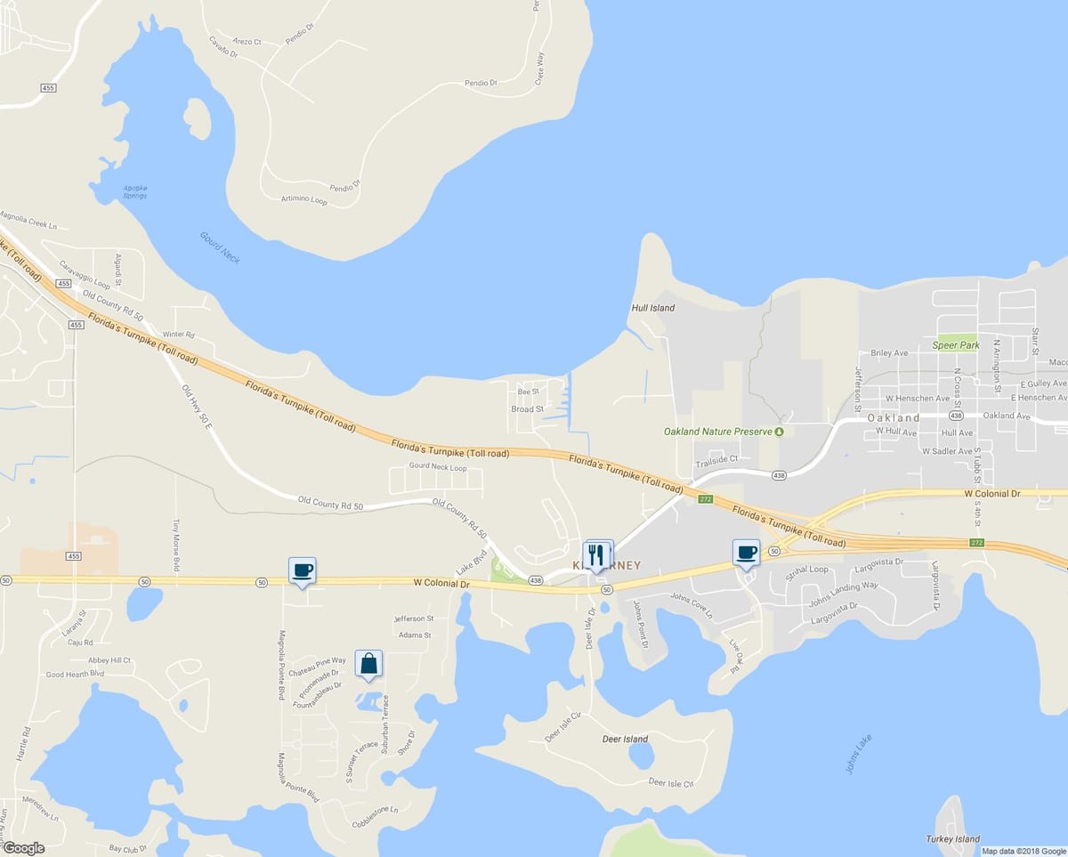 mapa de killarney jardins