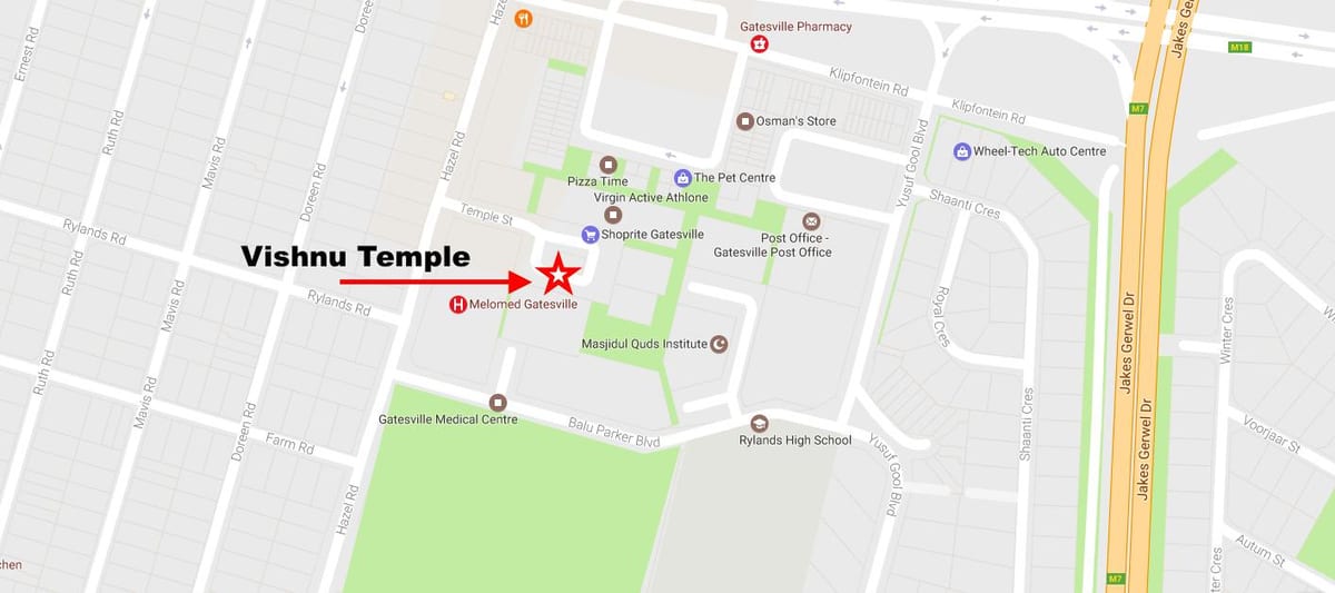 mapa de rylands Ciutat del Cap