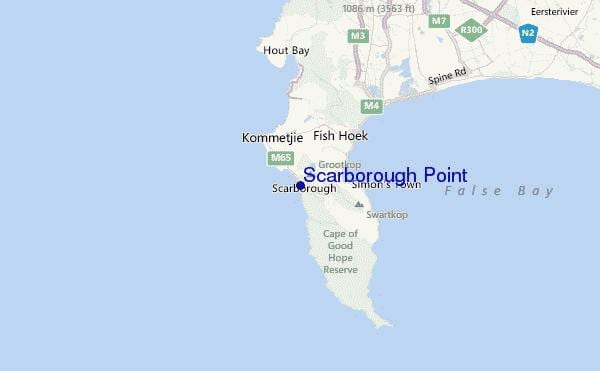 mapa de scarborough Ciutat del Cap