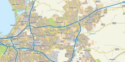 Bellville Ciutat del Cap mapa