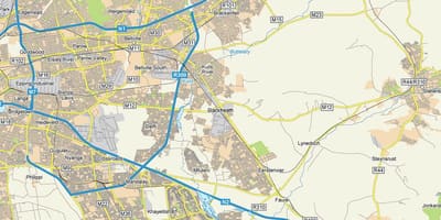 Mapa de blackheath Ciutat del Cap
