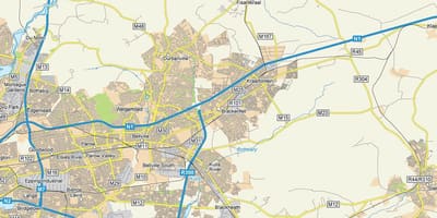 Mapa de brackenfell Ciutat del Cap