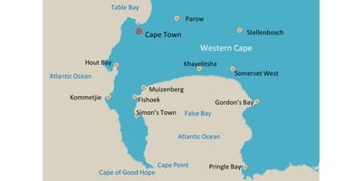 Mapa de cape esperança