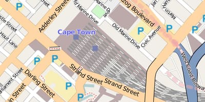 Mapa de la caserna del carrer de Ciutat del Cap