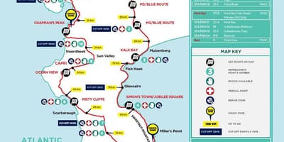 El cap de la Vila en bicicleta mapa