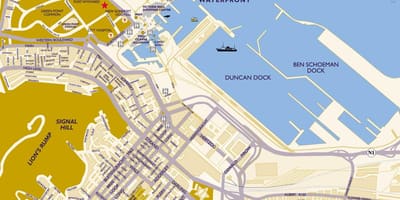 Port de Ciutat del Cap en directe mapa