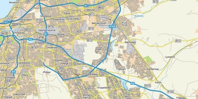 Mapa de delft Ciutat del Cap