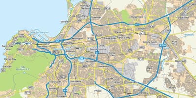 Mapa de epping Ciutat del Cap