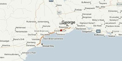 Mapa de george Ciutat del Cap