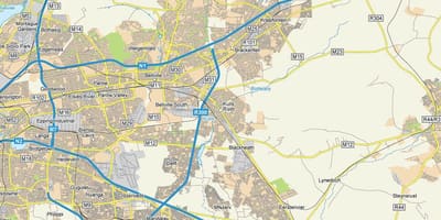 Mapa de kuilsriver Ciutat del Cap