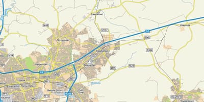 Mapa de kraaifontein Ciutat del Cap