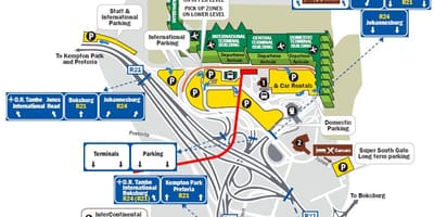 Mapa de o tambo aparcament