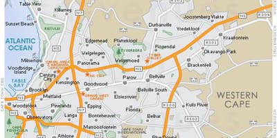Mapa de plattekloof