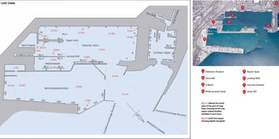 Mapa del port de Ciutat del Cap