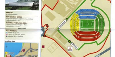 Mapa de punt verd estadi aparcament