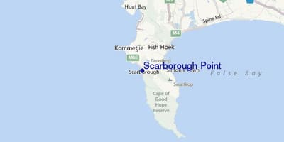 Mapa de scarborough Ciutat del Cap
