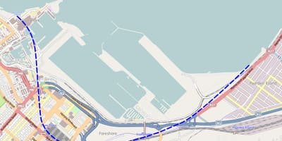 Mapa de strand carrer Ciutat del Cap