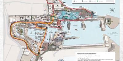 Mapa de v&a waterfront centre comercial